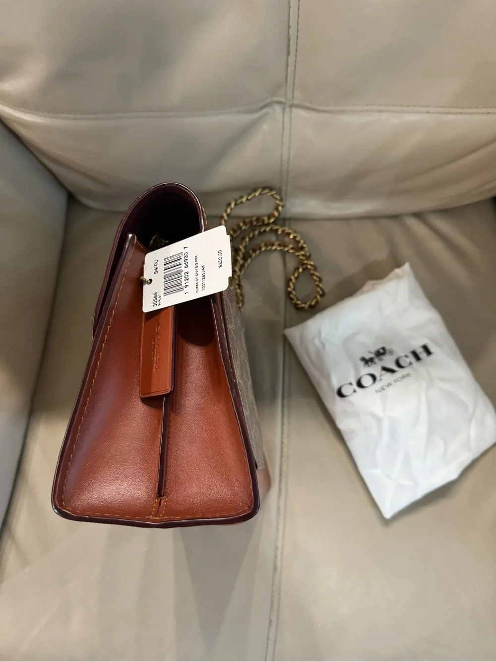 Coach Parker In Signature Canvas - NWT
